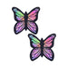 Pastease Butterfly Rainbow Twinkle Velvet Full Breast Covers Support Tape