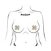 Pastease Petite Plus X Holographic Silver Cross Nipple Pasties
