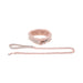 Sportsheets Sex & Mischief Peaches 'n CreaMe Fur Collar & Leash