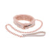 Sportsheets Sex & Mischief Peaches 'n CreaMe Fur Collar & Leash