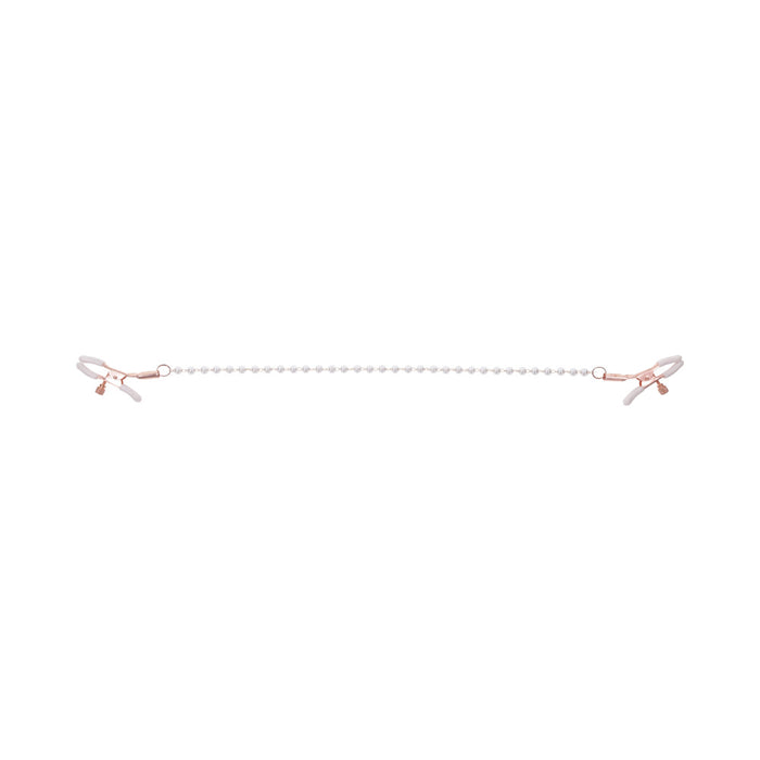 Sportsheets Sex & Mischief Peaches 'n CreaMe Pearl Nipple Clamps