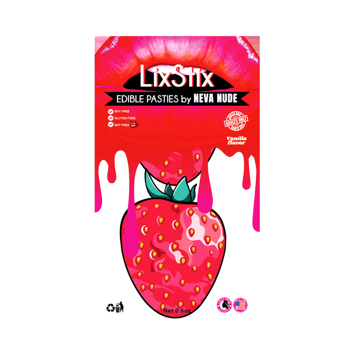 Neva Nude Sinfully Sweet Strawberry Edible Nipple Pasties