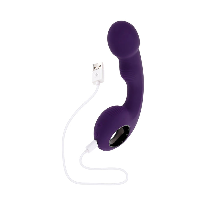 Zero Tolerance Rip Curl Rechargeable Silicone Vibrator Purple