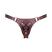 Strap-On-Me Leatherette Harness Generous One Size Aubergine