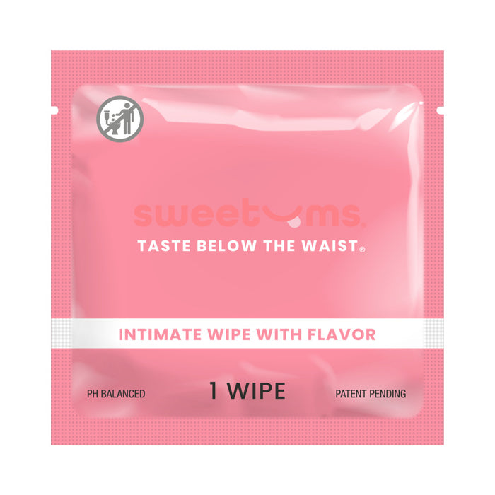 Sweetums Intimate Wipes Cherry Flavor 10-Pack