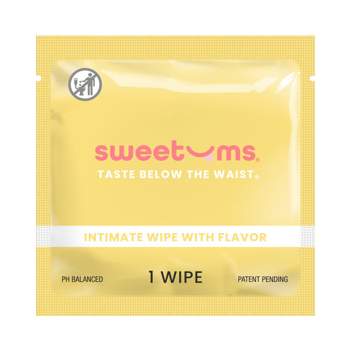 Sweetums Intimate Wipes Pina Colada Flavor 10-Pack