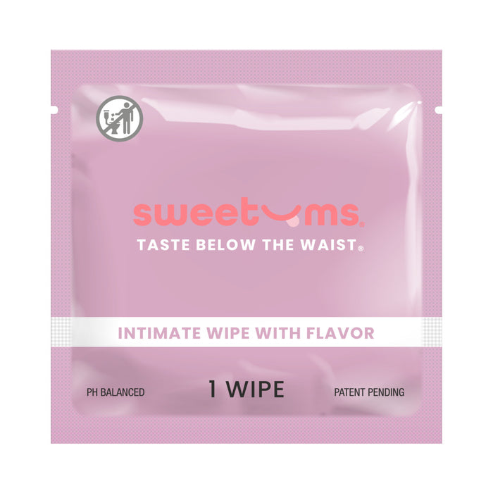 Sweetums Intimate Wipes Grape Flavor 10-Pack