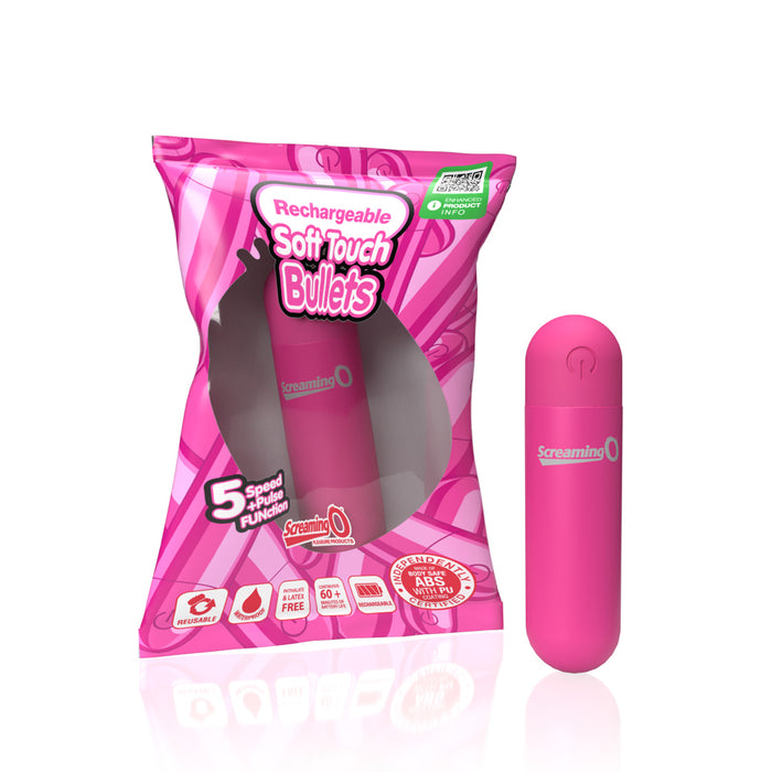 Screaming O Soft Touch Rechargeable Bullets in POP 12pc Box Assorted