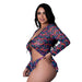 Magic Silk Hazy Dayz Tie Front Jacket & Thong Set Gummy Bears Queen Size
