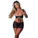 Magic Silk Dress Up Boss Bitch Costume Black L/XL