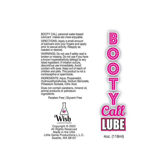 Booty Call Water-Based Lubricant Pillowpacks 65-Piece Fishbowl