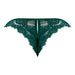 Magic Silk Evermore Split Crotch Panty Emerald Queen Size