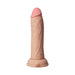 Shaft Vibrating Model J: 6.5 in. Dual Density Silicone Dildo Pine