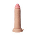 Shaft Vibrating Model J: 6.5 in. Dual Density Silicone Dildo Pine