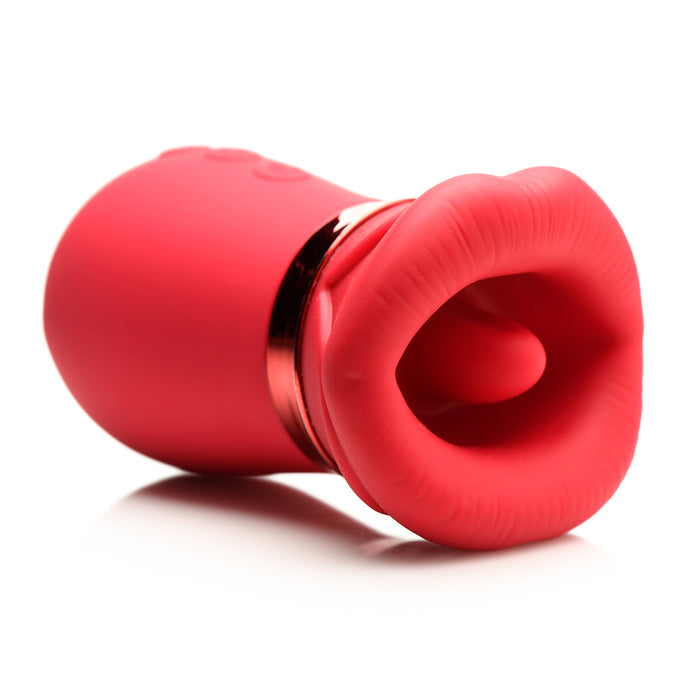 Lickgasm Kiss Me More Kissing, Sucking, & Vibrating Clitoral Stimulator