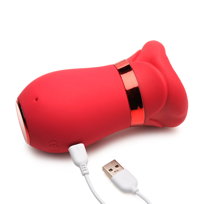 Lickgasm Kiss Me More Kissing, Sucking, & Vibrating Clitoral Stimulator