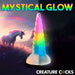 Creature Cocks Uni-Glow Glow-in-the-Dark Rainbow Silicone Dildo