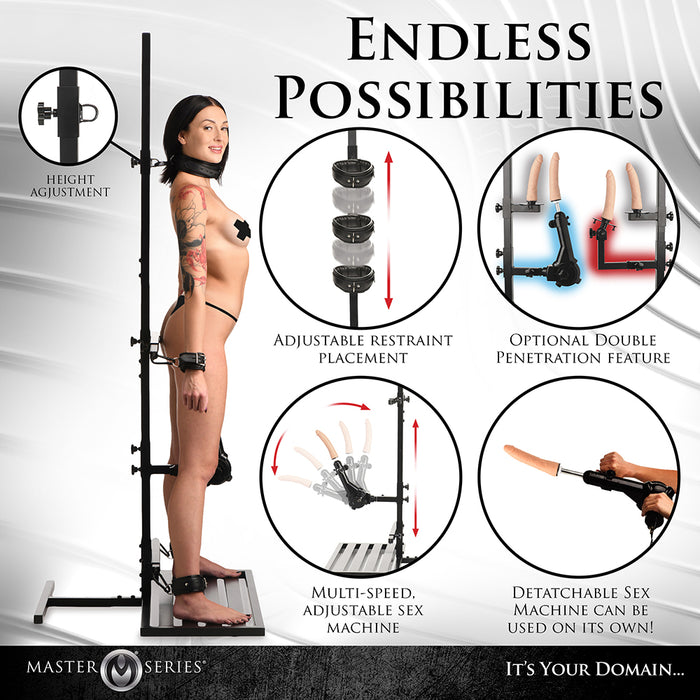 Master Series Ultimate Enforcer Forced Orgasm Tower with Sex Machine (Dropship Only)