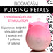 Bloomgasm Pulsing Petals Throbbing Rose Stimulator Pink