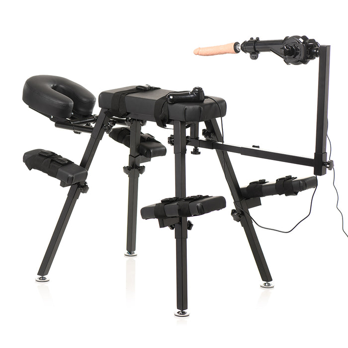 Master Series Obedience Bench with Sex Machine (Dropship Only)
