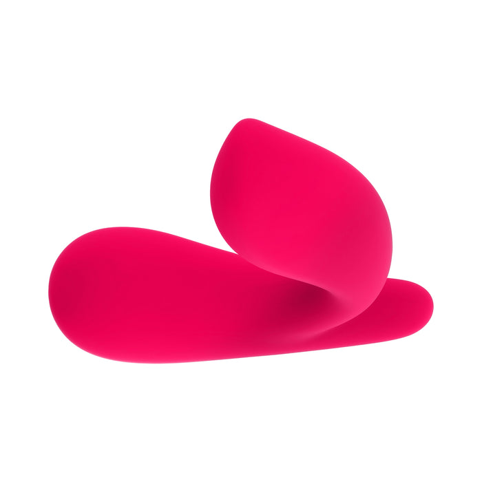 Gender X All About the Bass Rechargeable Vibrator with Remote Silicone Red
