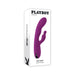 Playboy Busy Bunny Rechargeable Dual Stimulator Vibrator Silicone Wild Aster