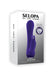 Selopa Plum Job Rechargeable Vibrating Dual Stimulator Silicone Purple