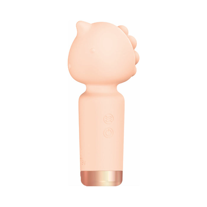 Wet Dreams Beaky Multi Speed Horned Mini Vibe Multi-Speed Silicone Peach