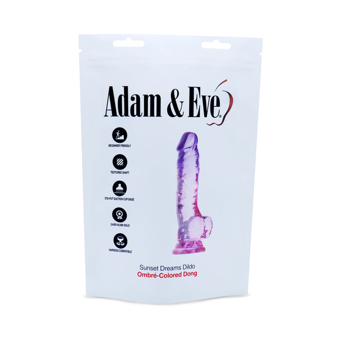 Adam & Eve Sunset Dreams Realistic Dildo 7.5 in. (Bag Packaging)
