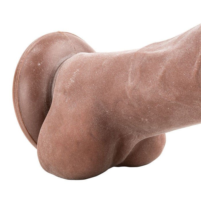 Adam & Eve Adam's True Feel Brown 7 Inch Dildo