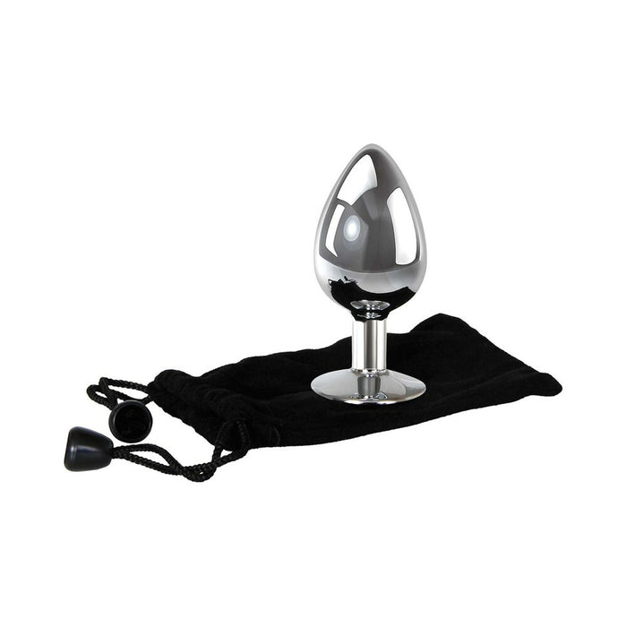 Adam & Eve Clear Gem Anal Plug Large