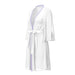 Magic Silk Sheer Passion Flutter Sleeve Robe White/Lavender S/M
