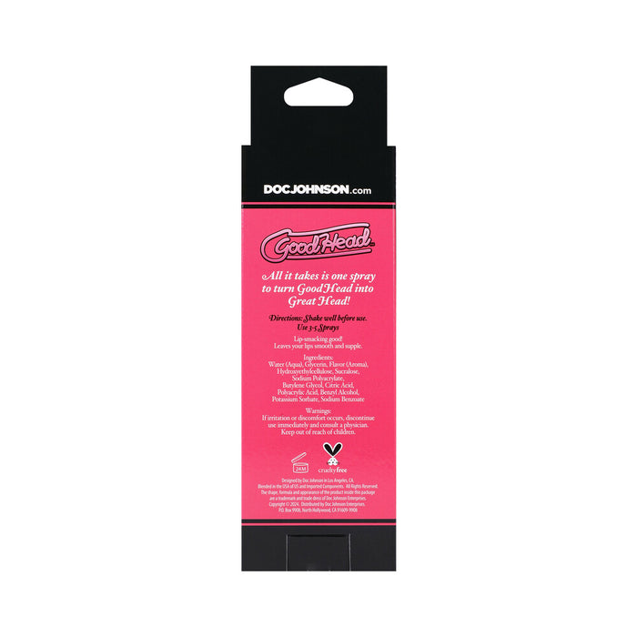 GoodHead Juicy Head Dry Mouth Spray Sour Strawberry 2 oz.