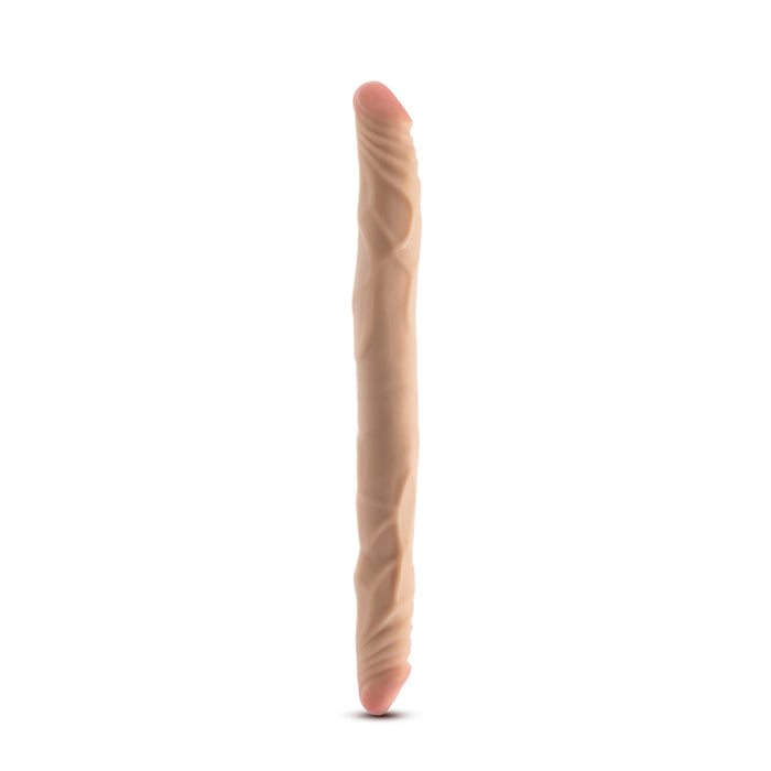 Dr. Skin Plus 14 in. Posable Double Dong Beige