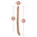 Dr. Skin Plus 16.5 in. Posable Double Dong Beige