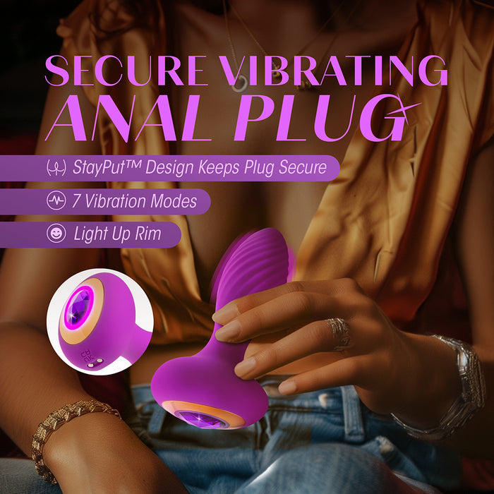 Oh My Gem Charm Plug Amethyst