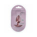 Ouch! Smooth Silicone Anal Plug Medium 3.1 in. Rose Gold