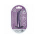 Ouch! Smooth Silicone Finger Anal Plug 4.6 in. Metallic Purple
