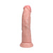 RealRock 6 in. Vibrating Cock Regular Curved Beige