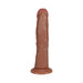 RealRock 6 in. Vibrating Cock Regular Curved Tan