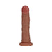 RealRock 8 in. Vibrating Cock Regular Curved Tan