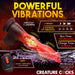 Creature Cocks Canine Thrusting & Vibrating Silicone Dildo with Remote Control
