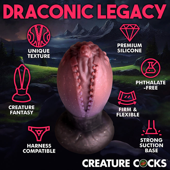 Creature Cocks Dragon Hatch Silicone Egg Large