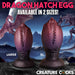 Creature Cocks Dragon Hatch Silicone Egg X-Large