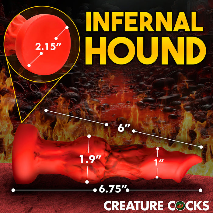 Creature Cocks Fire Hound Silicone Dildo S