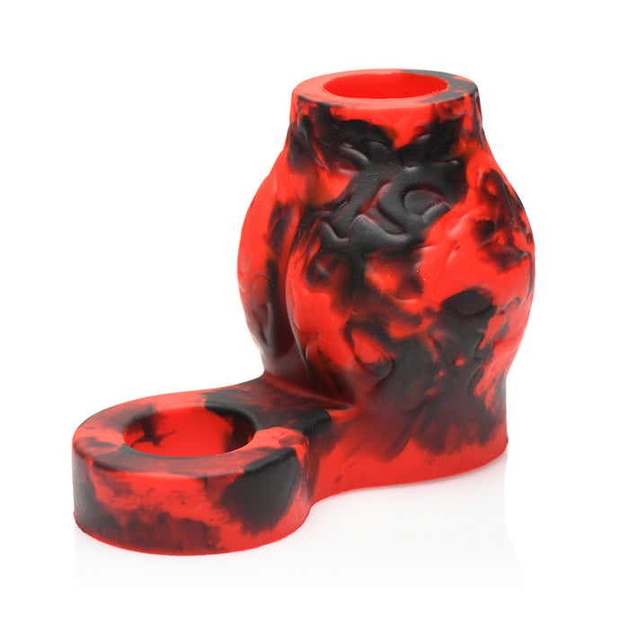 Creature Cocks Hell Hound Silicone Girth Enhancer with Ball Strap M