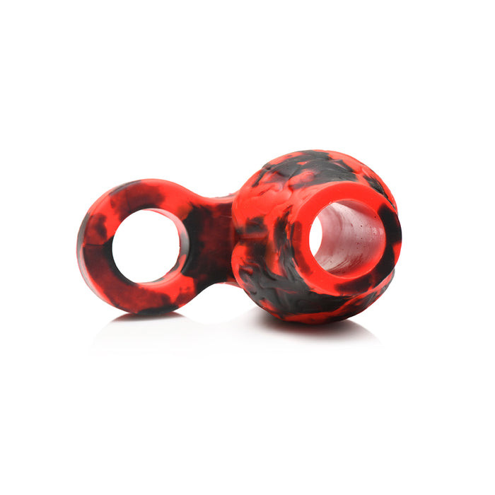 Creature Cocks Hell Hound Silicone Girth Enhancer with Ball Strap M