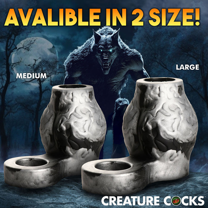 Creature Cocks Night Prowler Silicone Girth Enhancer with Ball Strap L