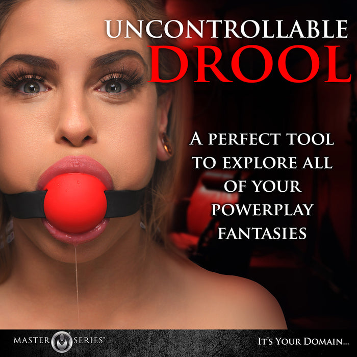 Master Series Extreme Silicone Gag with Locking Strap