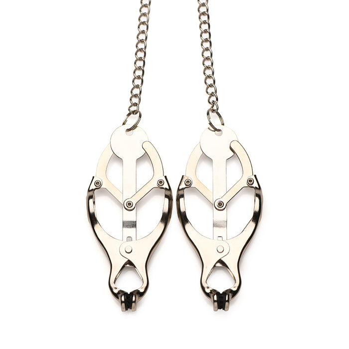 Master Series Primal Spiked Clover Nipple Clamps